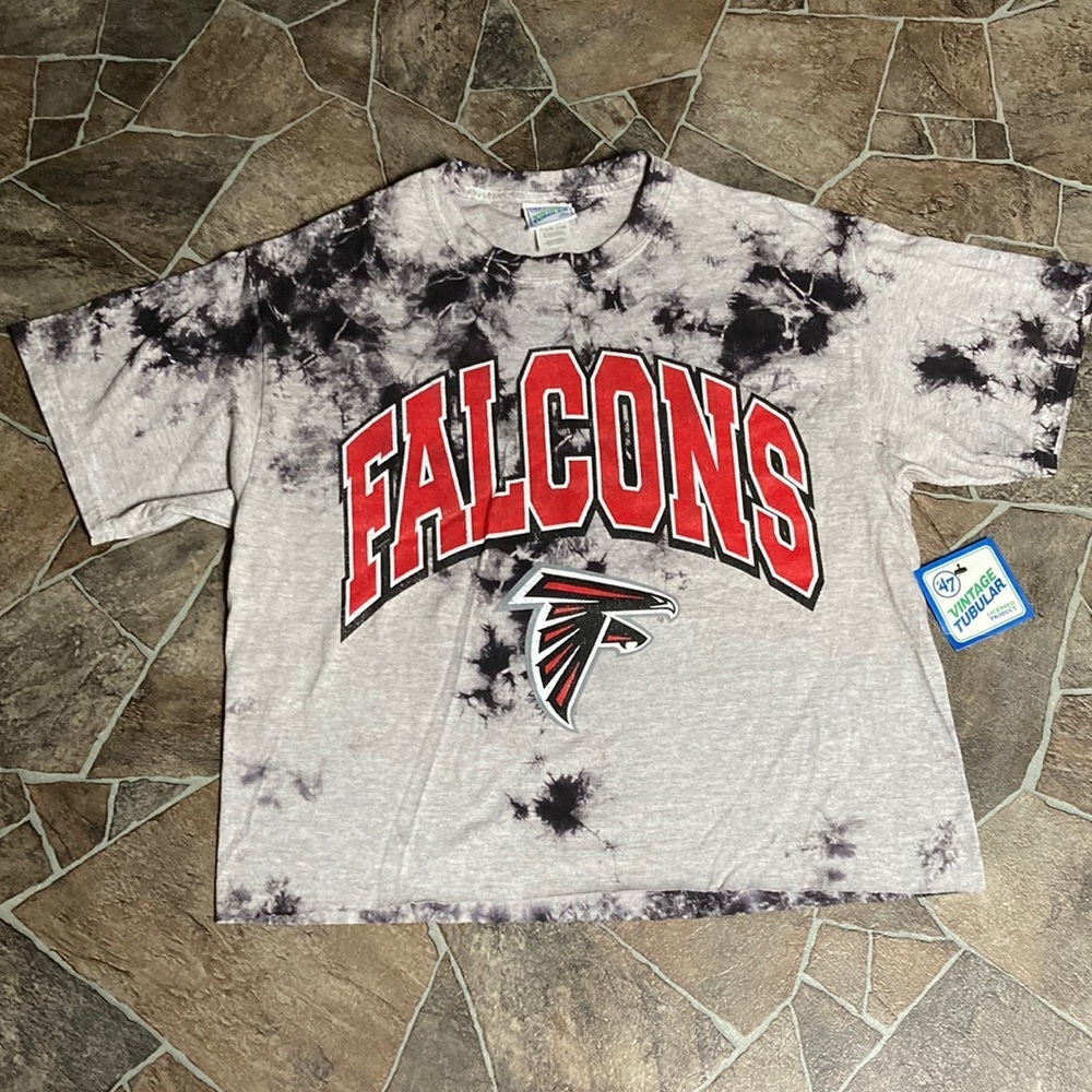 NWT Atlanta Falcons Tie Dye Boxy Short Sleeve T Shirt